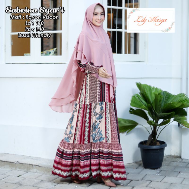 SABRINA SYARI BUSANA MUSLIMAH RAYON VISCOSE