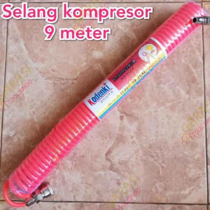 MURAH selang recoil kompresor 9 meter selang angin kompresor selang spiral