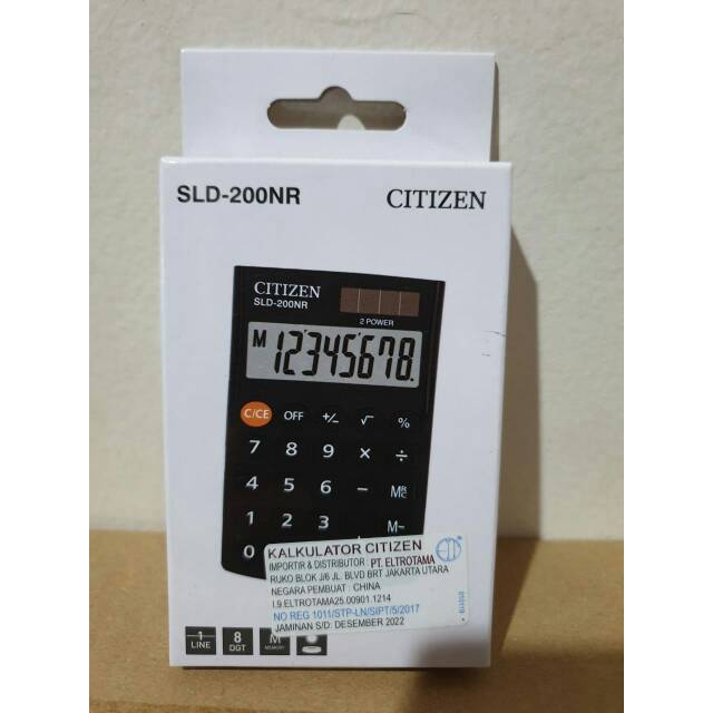 

citizen SLD 200NR calculator