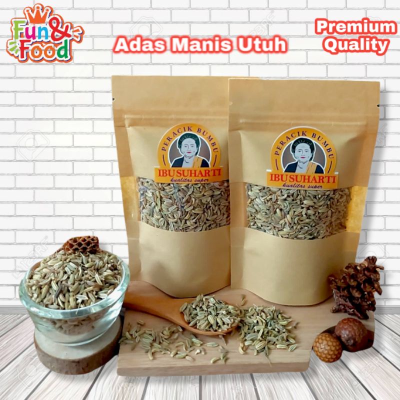 

IBU SUHARTI - Rempah Adas Manis Utuh / Adas Manis Bubuk Gulai Anise Powder Kualitas Premium