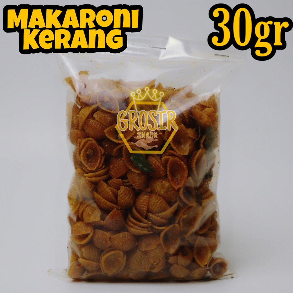 Makaroni Kerang Seblak Kering 30gr+ Daun Jeruk banyak rasa