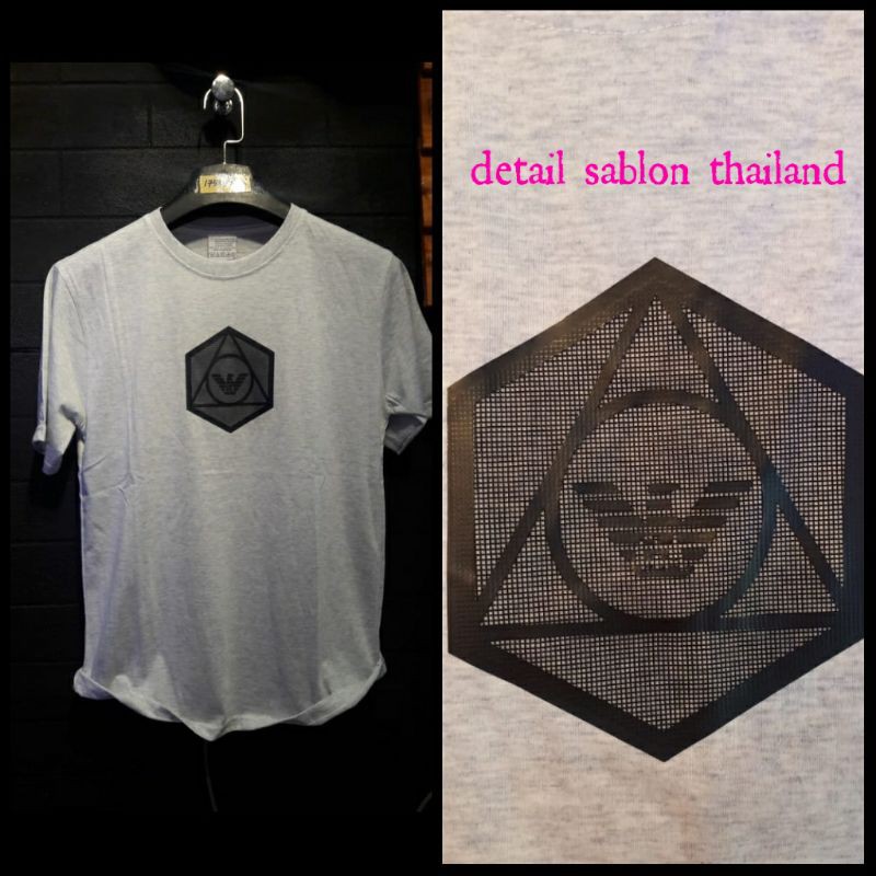 Kaos pria kaos distro sablon thailand bhaan original cotton combed 30s