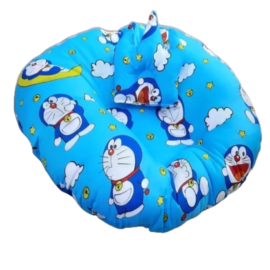 SOFA BAYI NEWBORN UNTUK 0-3 BULAN EMPUK DAN HALUS / BABY LOUNGER / SOFA BAYI MULTIFUNGSI 3 IN 1 /SOFA BAYI DORAEMON KEROPPI LEBAH BULAN BINTANG