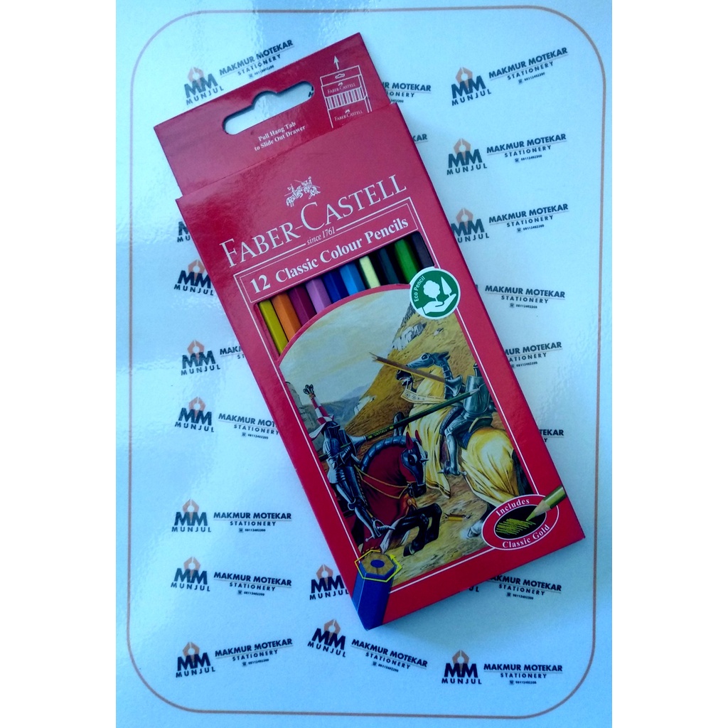 

PENSIL WARNA FABER CASTELL 12 WARNA PANJANG