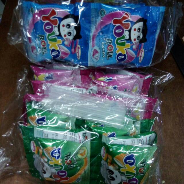 youka roll candy 1pack isi 20pcs