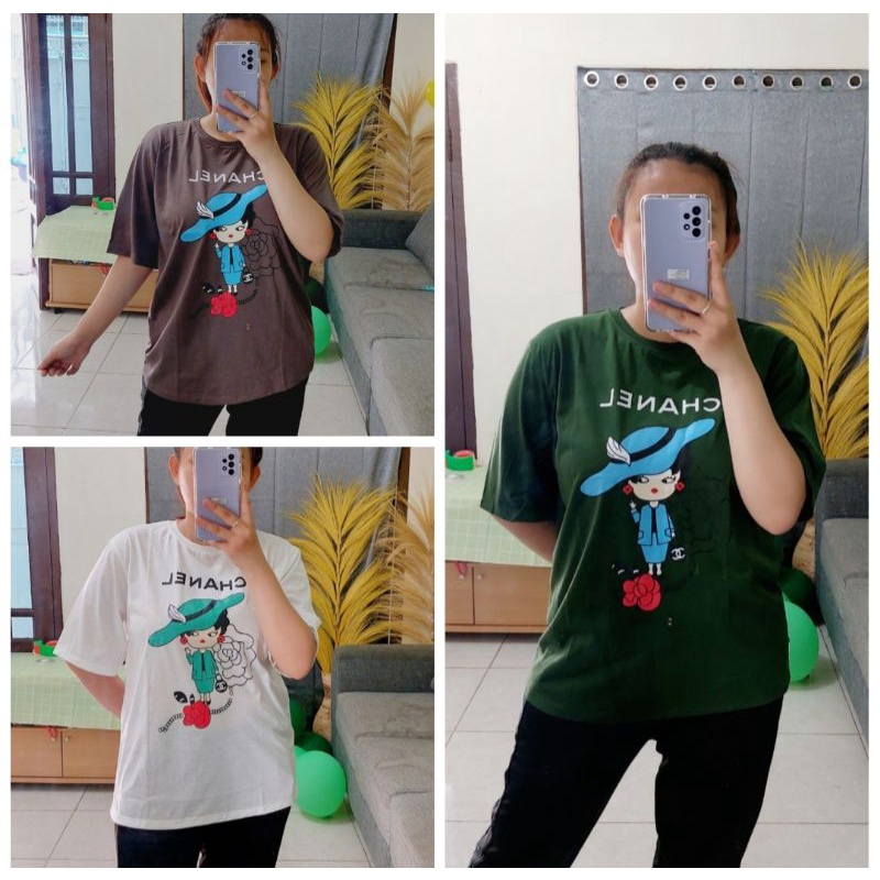 NEW KAOS XXL CHANEL  / KAOS WANITA MURAH / KAOS MURAH