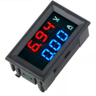 Dc 0-100V 10A digital volt meter ammeter dual | Shopee Indonesia