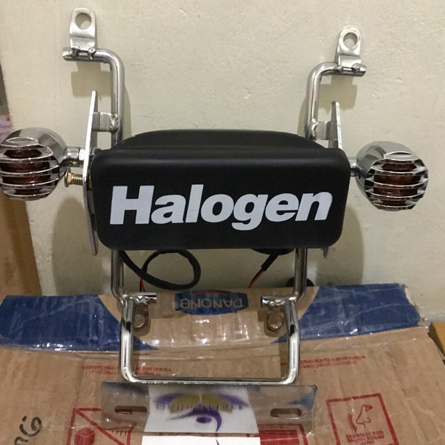 Lampu topi tutup halogen variasi rx king