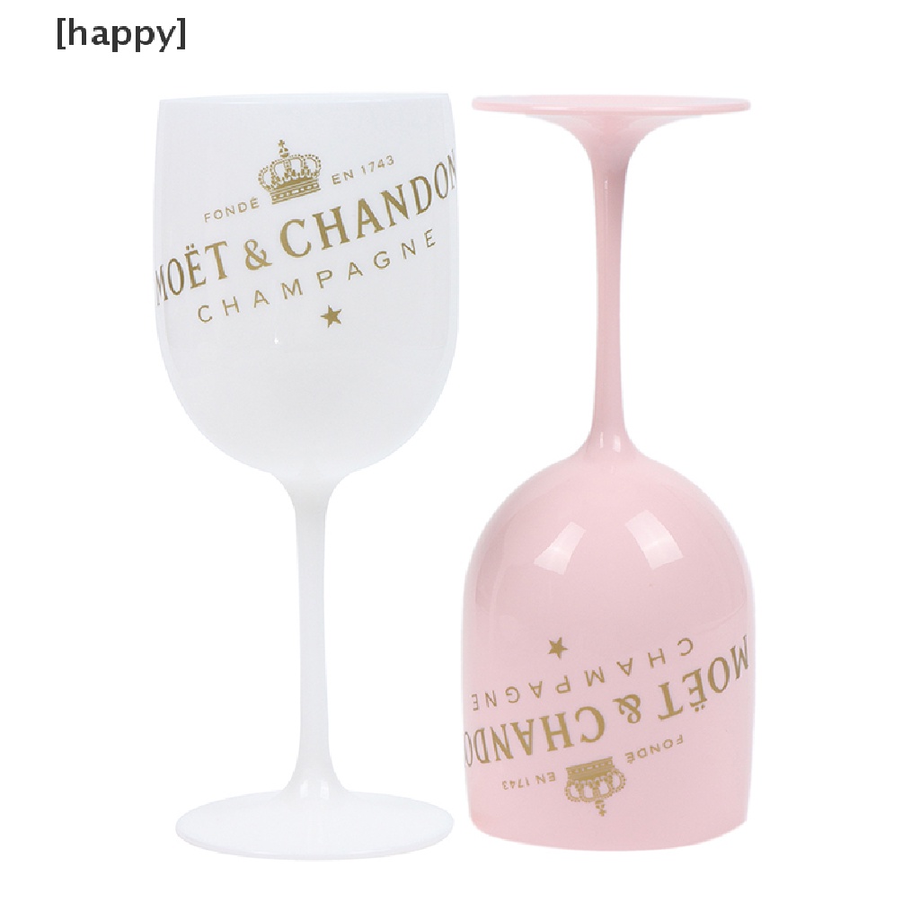 Gelas Champagne Dan Wine Warna Putih Untuk Pesta