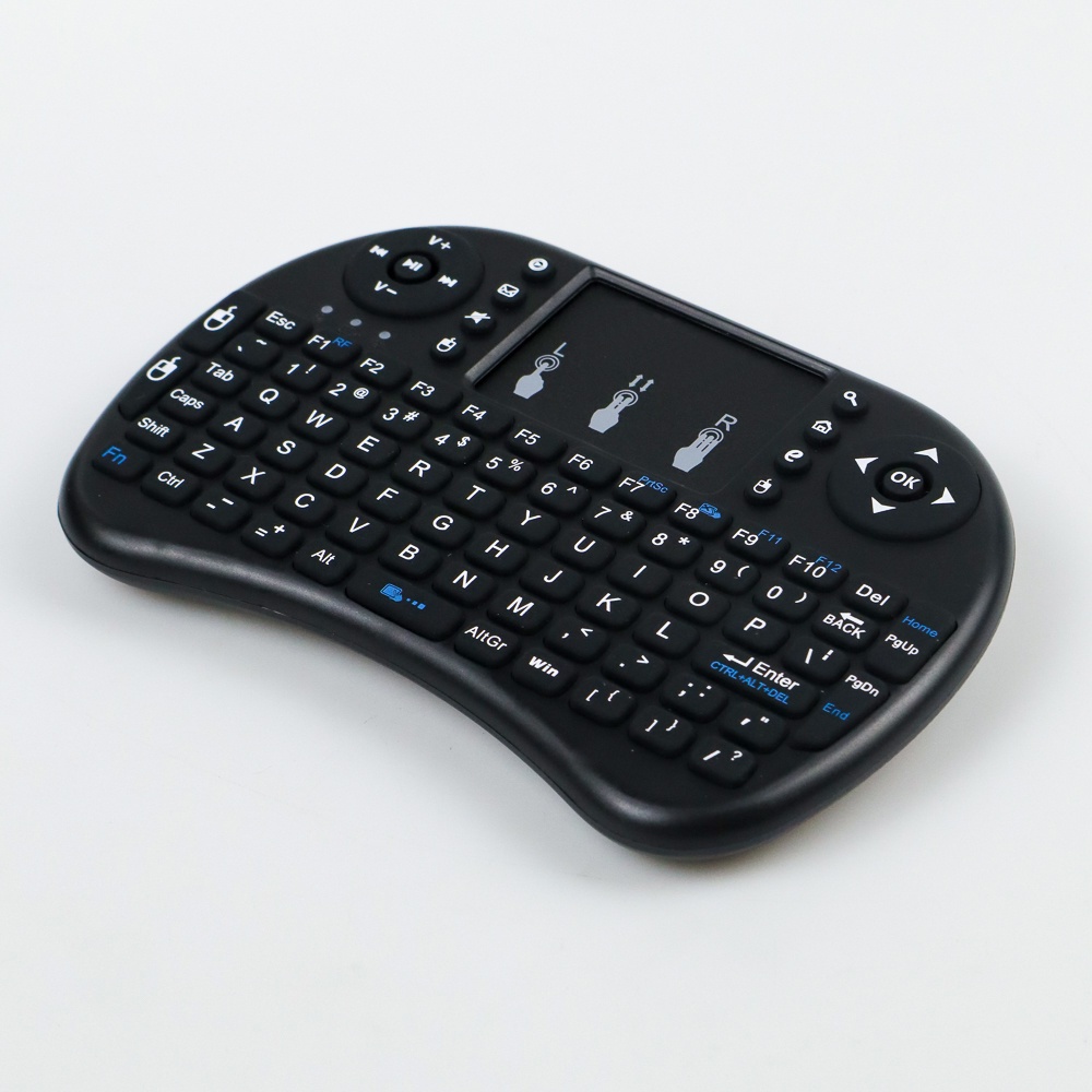 Mini Keyboard &amp; Mouse Wireless 2.4GHz dengan Touch Pad