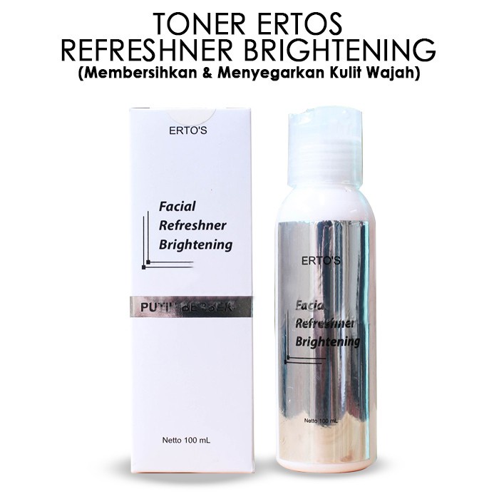 [COD] TONER REFESHNER BRIGHTENING BPOM Membersihkan Kulit Wajah dari Kotoran &amp; Sisa Make Up