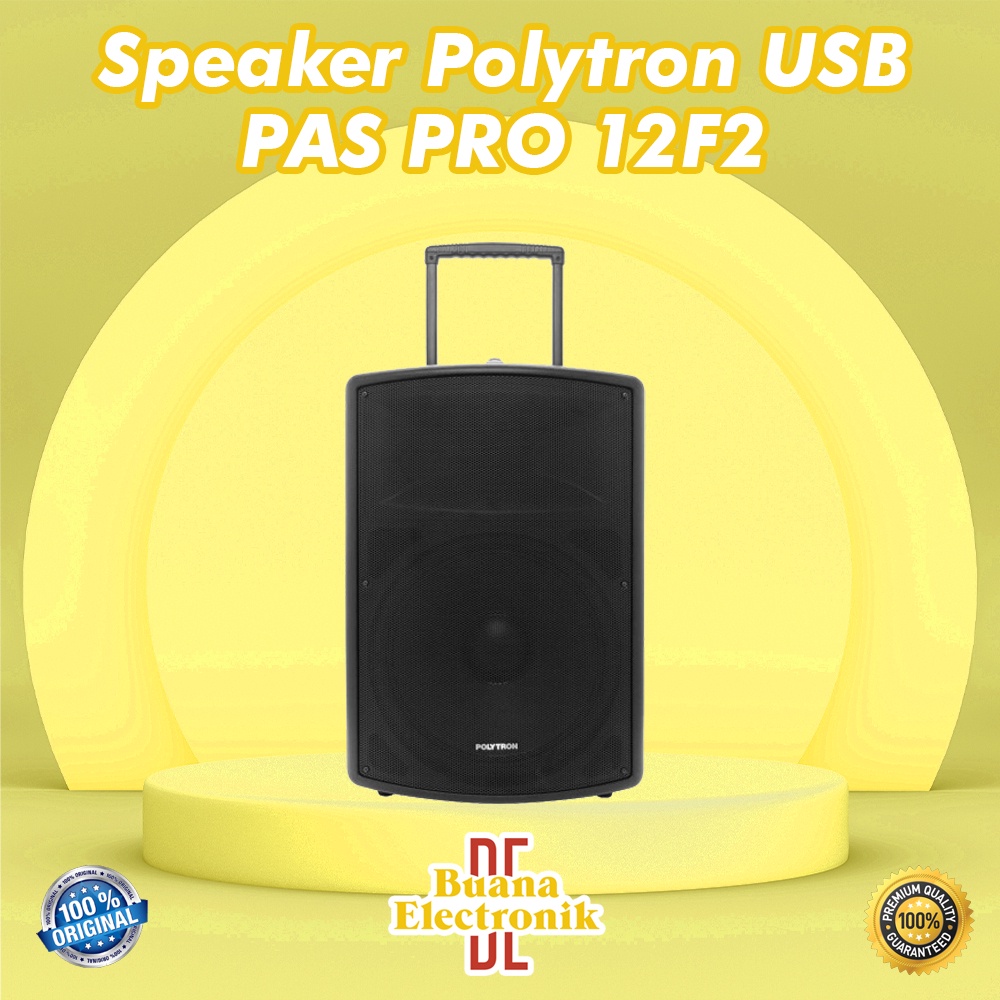 SPEAKER AKTIF BLUETOOTH POLYTRON PAS PRO 12 F2 ORIGINAL