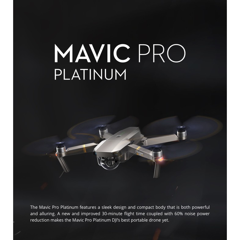 DJI Mavic Pro Combo Platinum