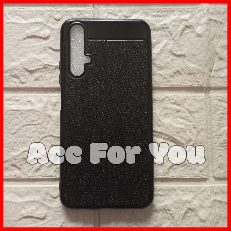 Soft Case Huawei Nova 5T Softcase Auto Focus Carbon Hitam Casing Cover Jelly Case Flexible Gradasi K