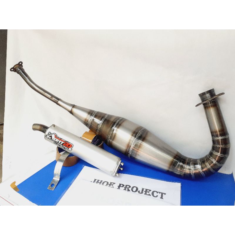 KNALPOT RACING NINJA RR SUARA GARING KNALPOT NINJA RR ABRT