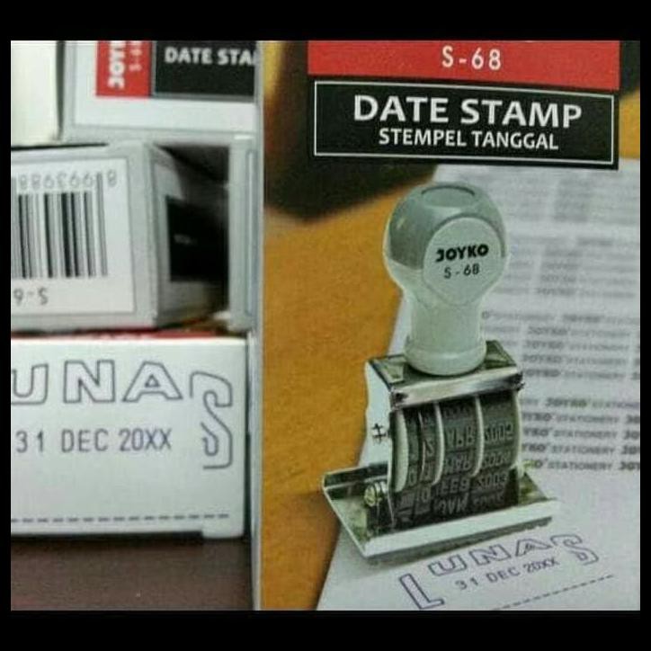 

Kualitas Terbaik Stampel Lunas + Tanggal Date Joyko S-68
