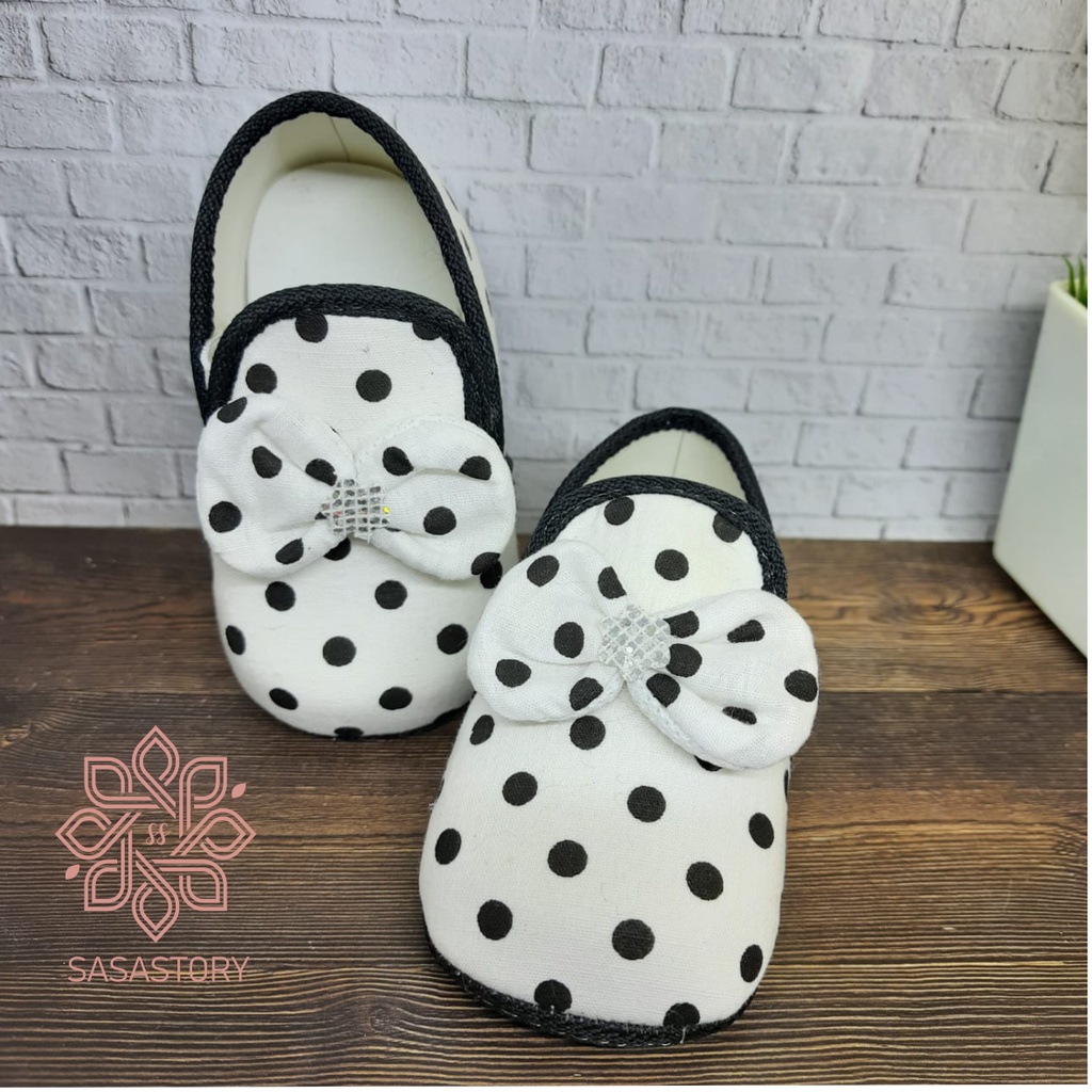 SEPATU PREWALKER POLKADOT ANAK PEREMPUAN FP02