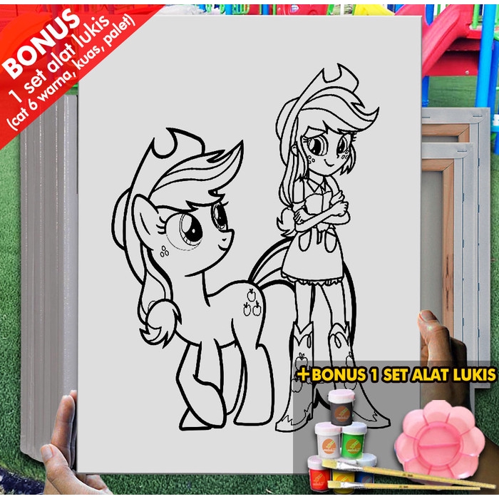 

Kanvas Gambar My Little Pony Equestria Girls Online 30x40 cm MEL1153 Mewarnai Coloring