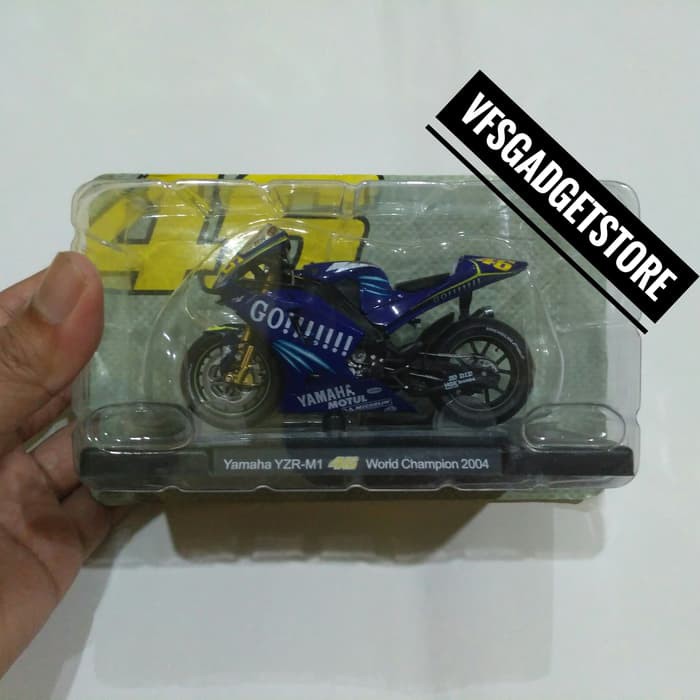 Diecast New Ray Vespa - Diecast Motogp - Diecast Ducati Diecast Valentino Rossi Skala 1:18 Leo