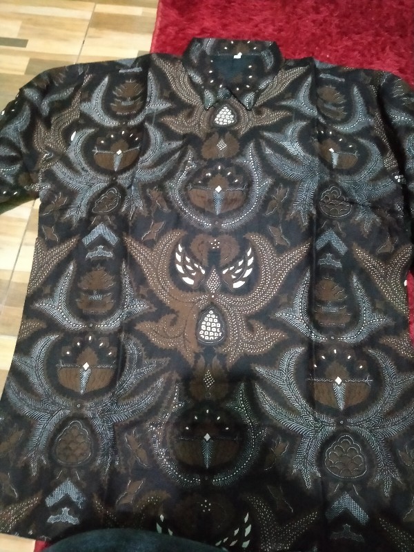 [full Furing] Kemeja Batik Pria Lengan Panjang Pradhifta Bahan Katun Sragenan By Kanaya