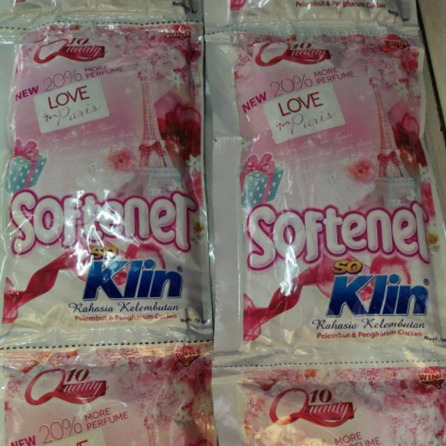 SOFTENER SO KLIN RP 1000 @70 ML, SATU DUS 48 PCS