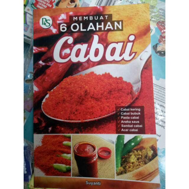 Buku panduan masak membuat 6 olahan cabai