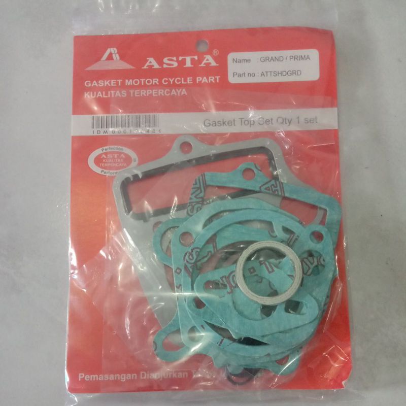 Paking Gasket TOP SET TOPSET GRAND SUPRA X PRIMA ASTA perpak packing