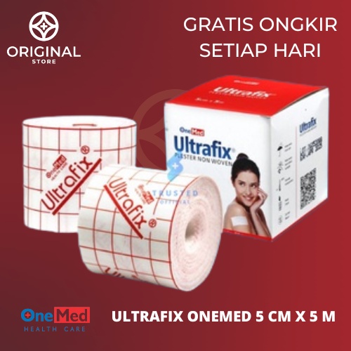 ULTRAFIX PLESTER 5 CM X 5 M  PLESTER NON WOVEN - ONEMED