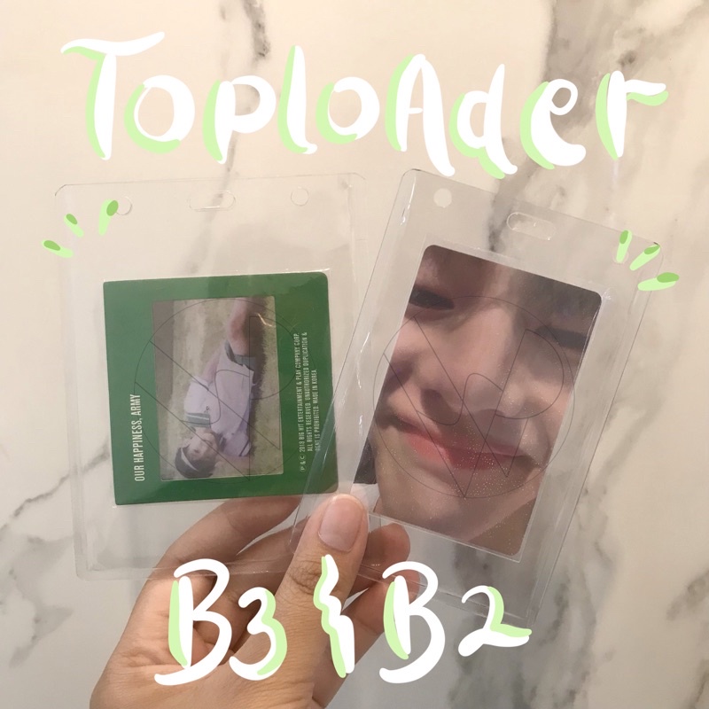 

[MIN 5 PCS] TOPLOADER PACKING PHOTOCARD PELINDUNG PHOTOCARD SATUAN B2/B3 ID CARD/NAMETAG/CARD HOLDER