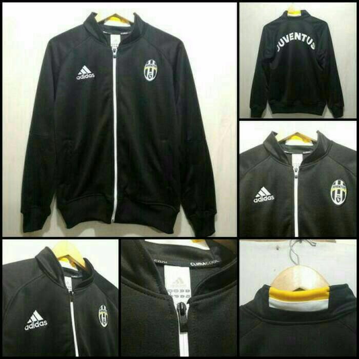 SPECIAL Jaket Bola Grade Ori Juventus Black Anthem 2017 TERBARU