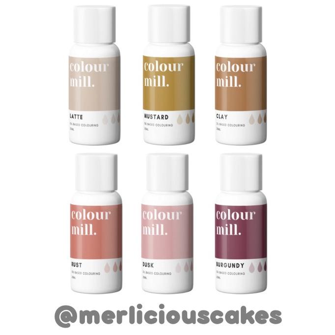 

Colour Mill 6 Pcs Desert Pack 20 ml Oil Based Colouring ---NEW---