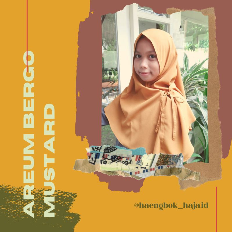 Areum bergo warna mustard