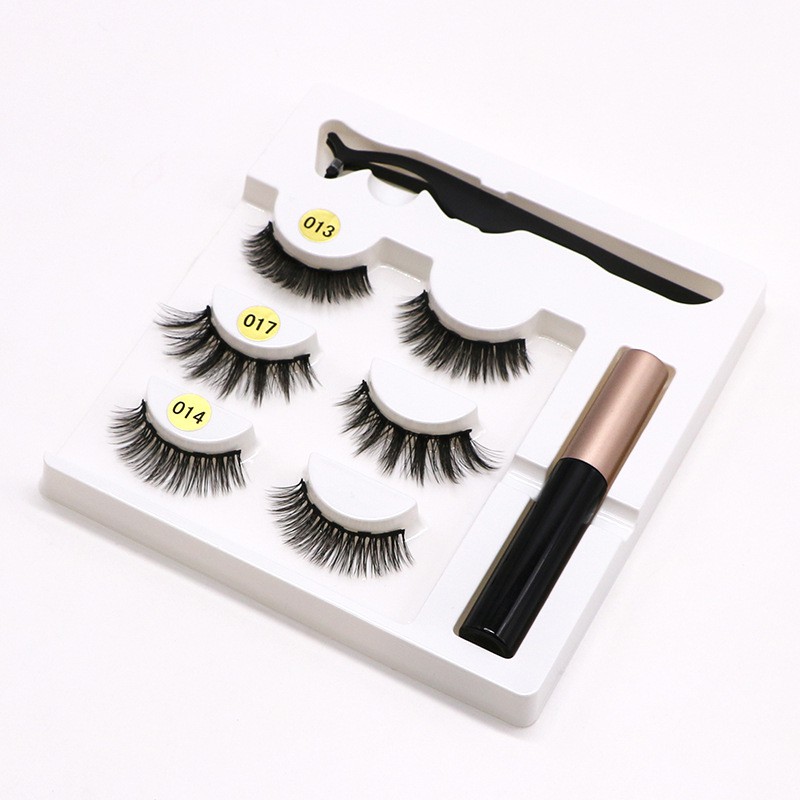 MEYL magnetic eyeliner eyelash set 3 pasang bulu mata palsu magnet waterproof glamnetic