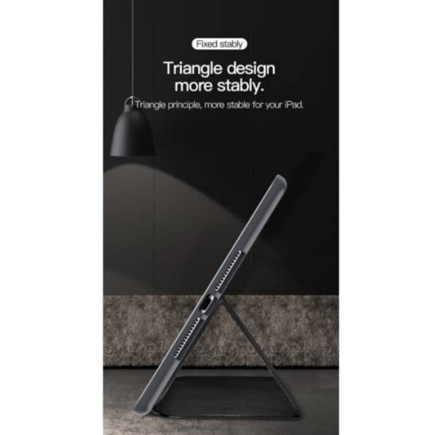 Totu design apple pencil holder Leather Ipad 7 10.2 flip case cover