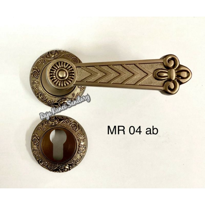 Handle Pintu Roses SES Spain Antique Brass/Ukir/Gagang/Pegangan Pintu