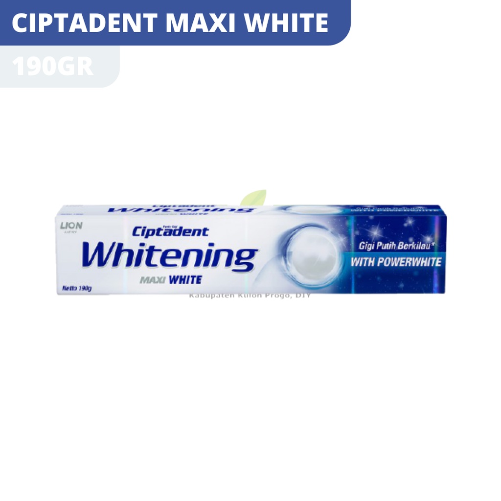 CIPTADENT WHITENING MAXI WHITE 190GR