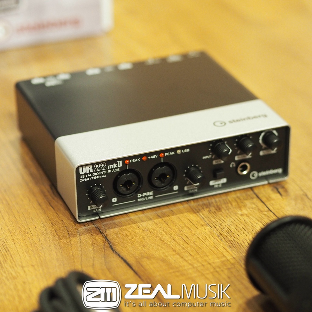 PROMO Steinberg UR22 MKll - Beli SOUNDCARD GRATIS HEADPHONE + MIC CONDENSER - Zeal Musik Jogja