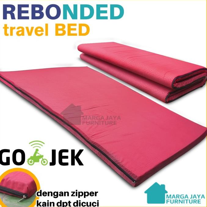 Kasur Lipat Gulung Rebonded Travel Bed 120 X 180