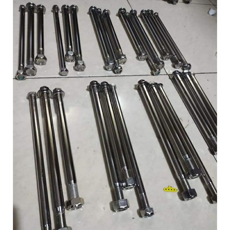 As roda depan belakang set as swing arm copy ori rx king