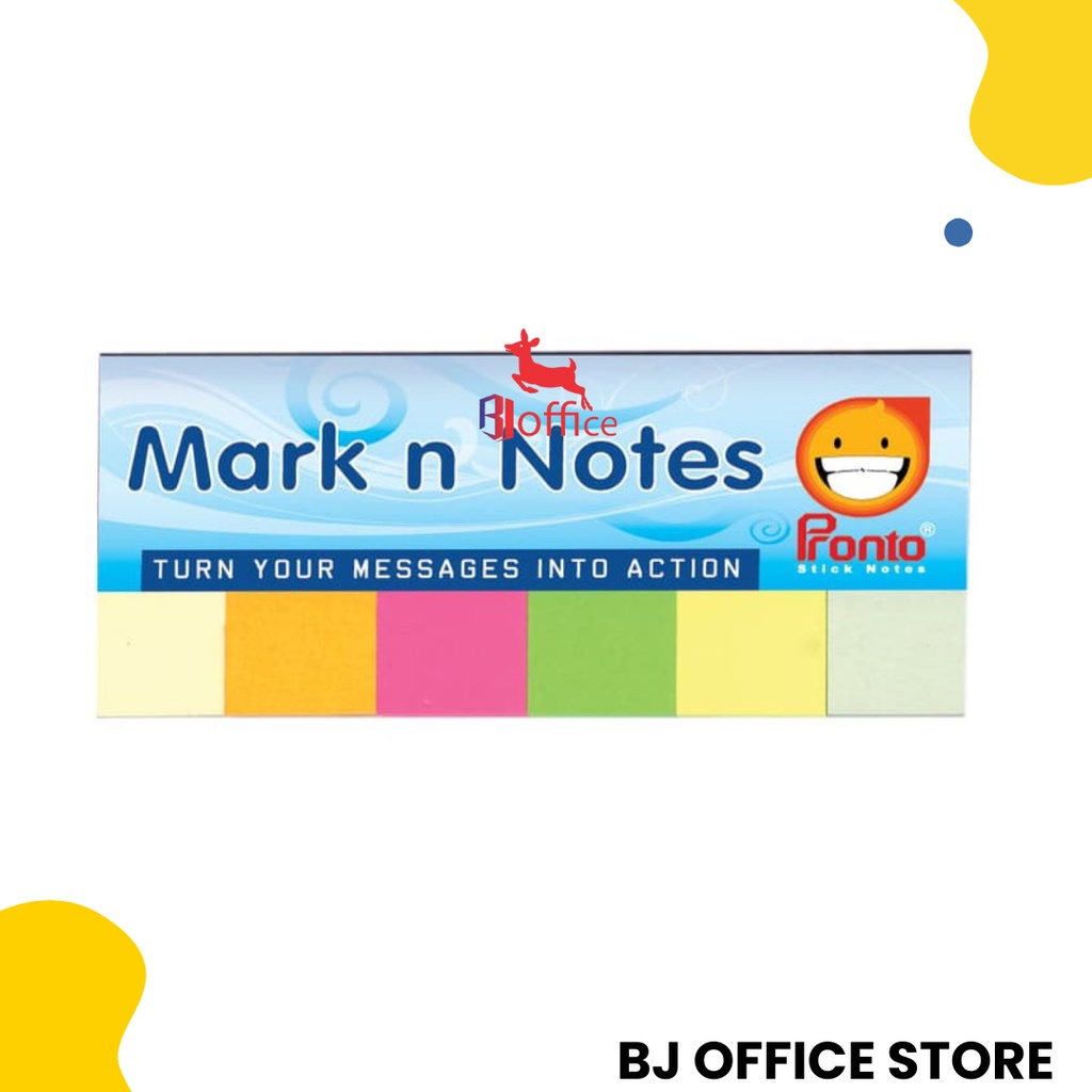 

PRONTO MARK N NOTES 6 WARNA POST IT