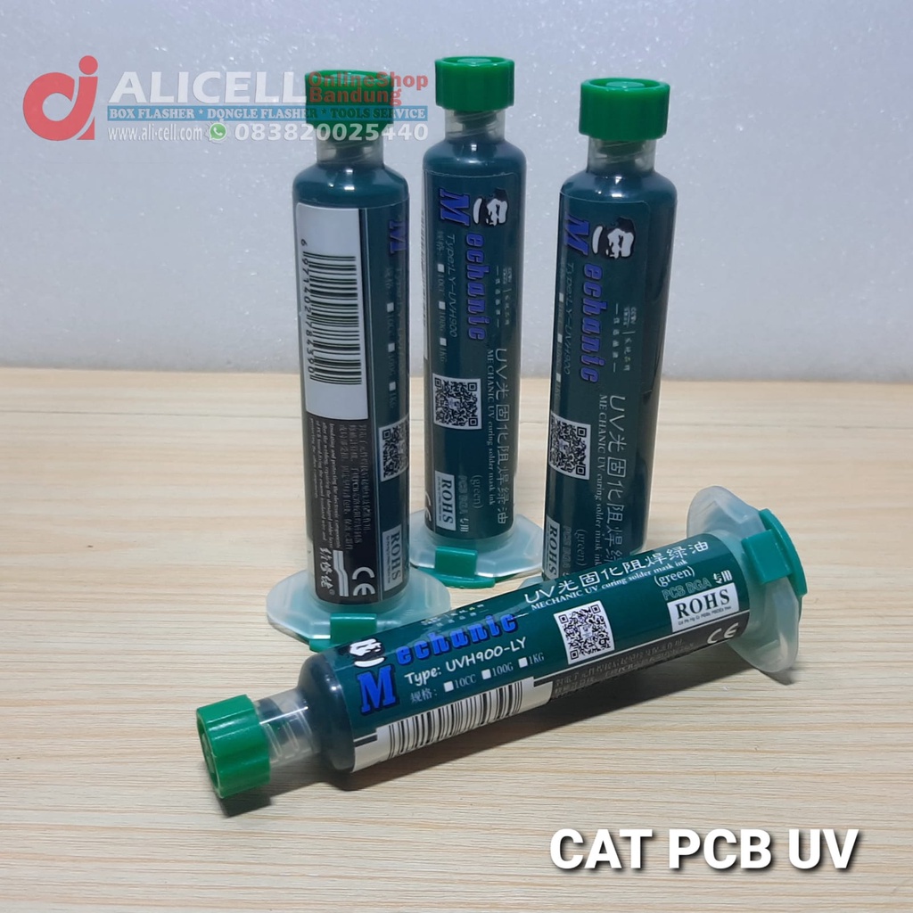 Lem UV cat PCB Mechanic Hijau