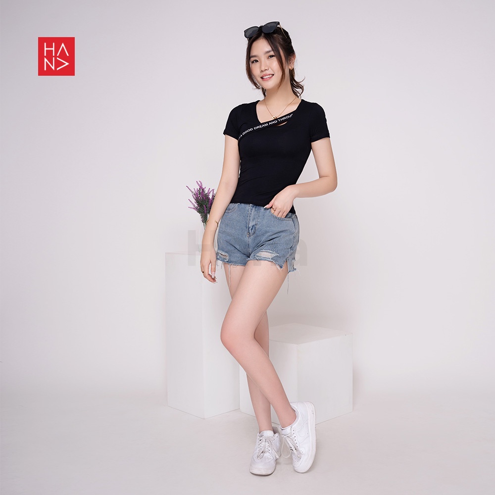 HanaFashion JKT - Good Dream / Kaos Wanita Murah Gaya Korea - TS346