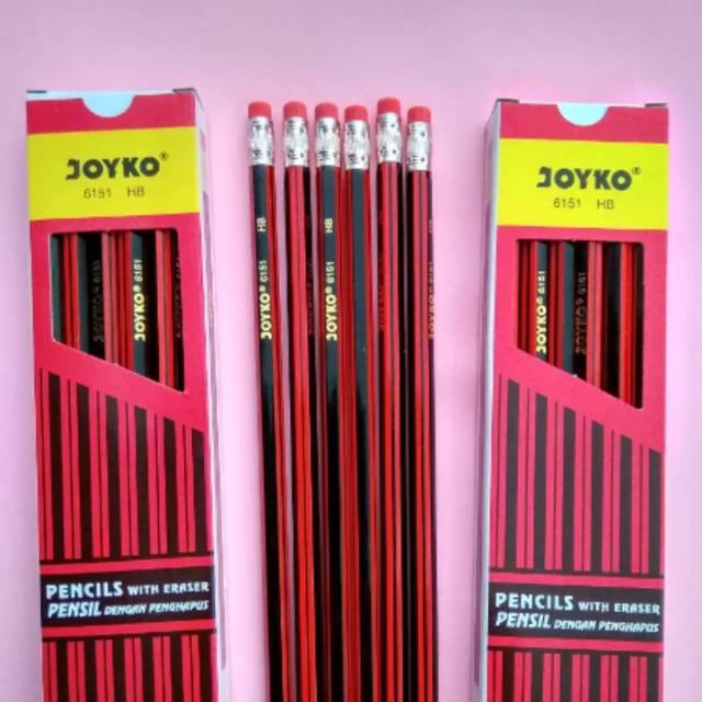 

Pencil JOYKO 6151 HB ada penghapus