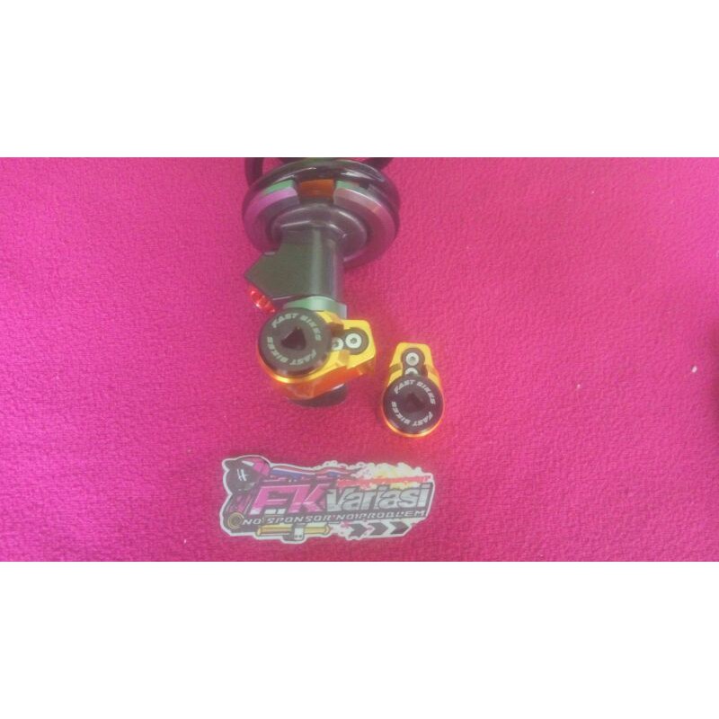 gembok pengunci baut shock belakang beat mio vario arox pcx