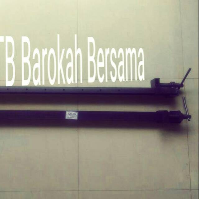 Klem kayu besi u lebih kuat panjang 120 cm berat 4 kg pakai indah cargo  murah