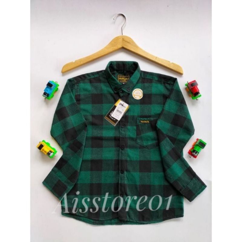 KEMEJA FLANEL IMPORT ANAK USIA 1-12 TAHUN