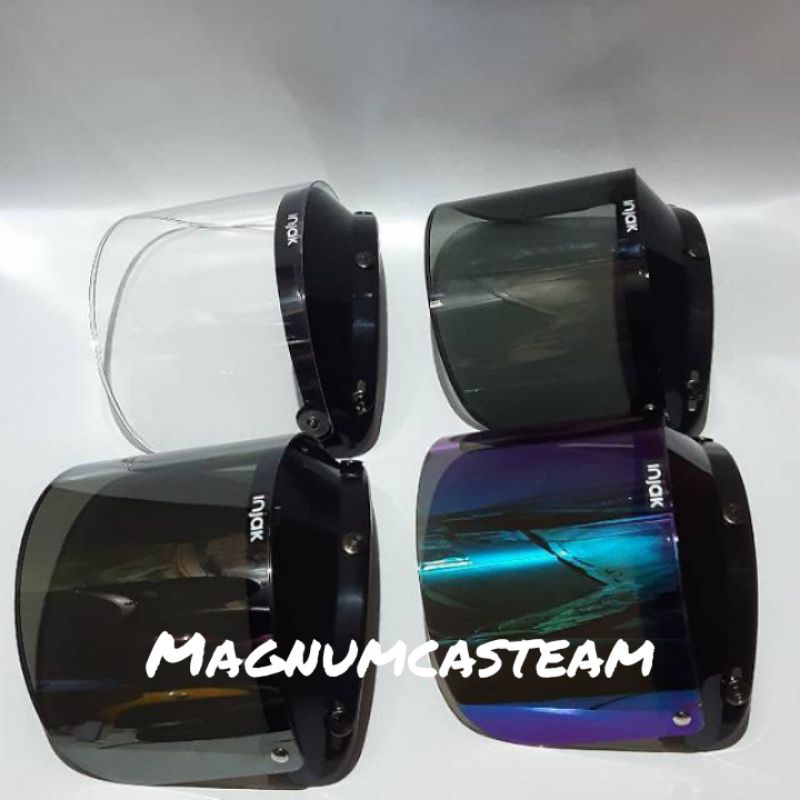 KACA HELM VISOR BOGO CARGLOSS JPN RETRO KACA FLAT KACA DATAR KACA INJAK FLAT