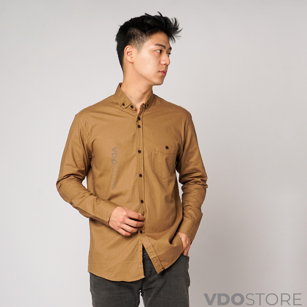 KEMEJA PRIA MILO BASIC LENGAN PANJANG BAJU DEWASA POLOS PREMIUM KEMEJA KERJA TEBAL M L XL MEN SHIRT KEMEJA KANTOR FORMAL SANTAI CASUAL SEMI KASUAL VIRAL MURAH KATUN KUALITAS