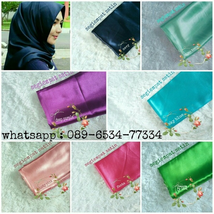 Segiempat Satin Jilbab Satin