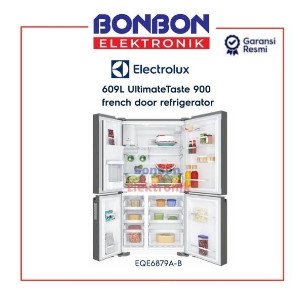 Electrolux Kulkas French Door EQE6879A-B / Multi Door EQE6879AB 609L